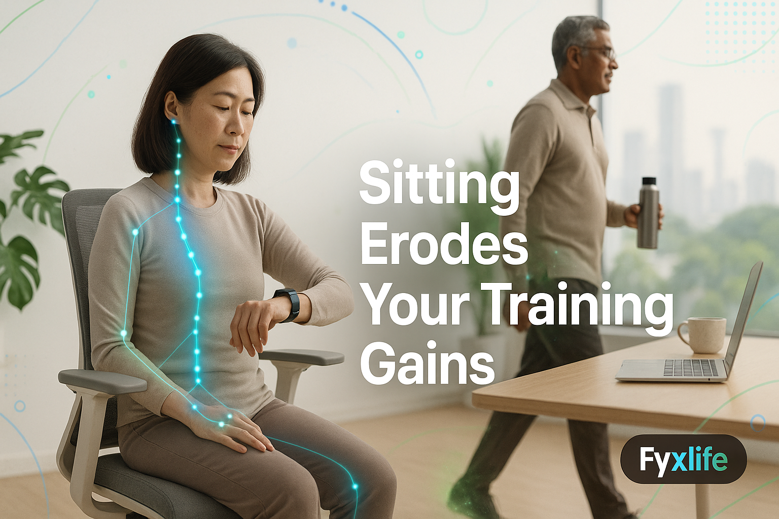 You Train Hard. But Sitting 10 Hours a Day Is Quietly Dismantling Your Metabolic Health — Here’s the Cascade