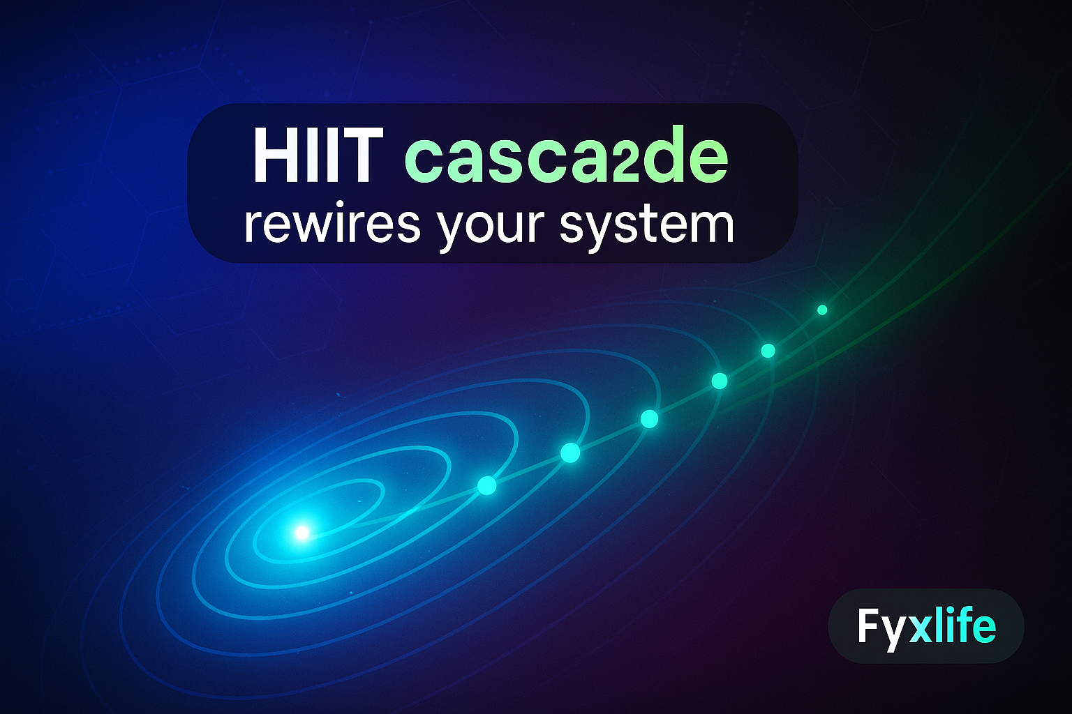 The HIIT Cascade: How One Hard Session Rewires Your Heart, Muscles, and Brain in Sequence