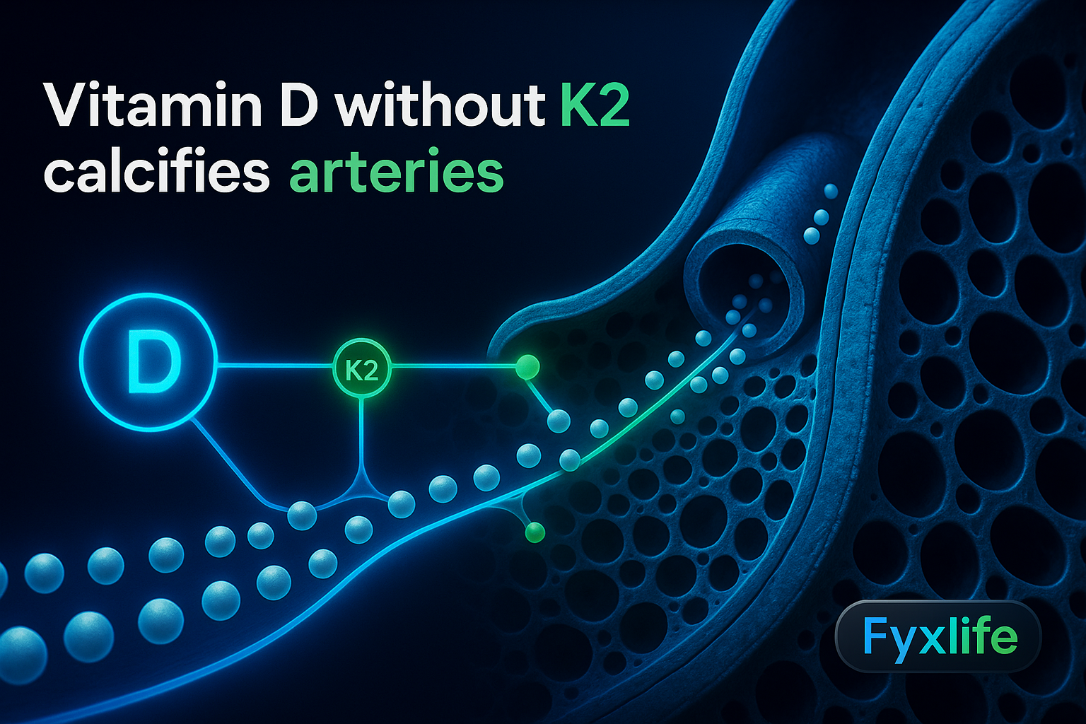 Vitamin D Without K2: The Calcium Cascade Risk