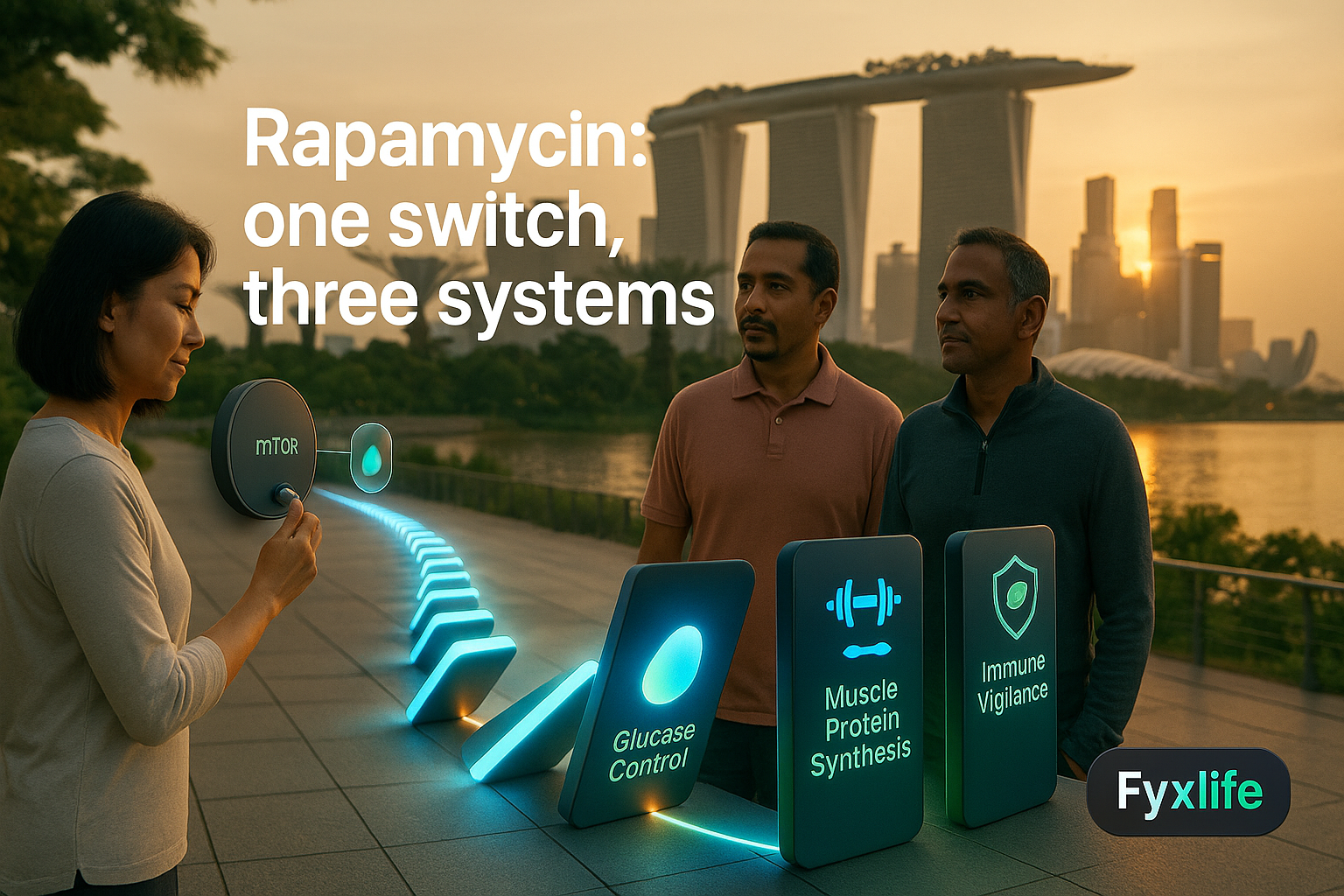 Rapamycin Cascade: How One Drug Affects Three Systems