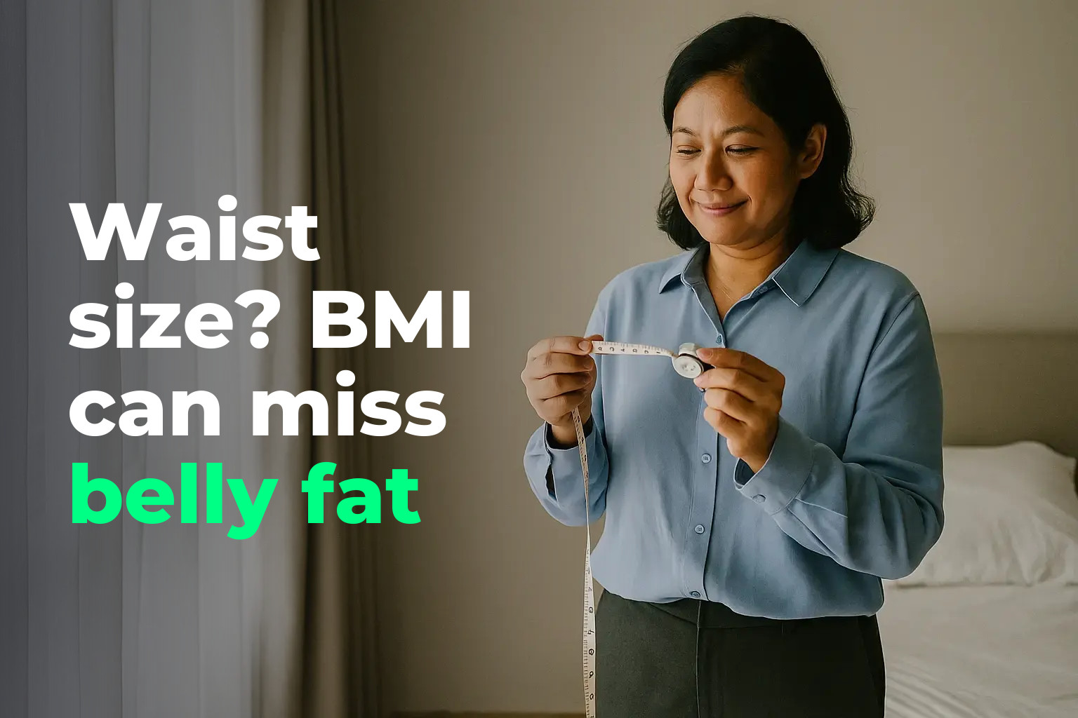 Waist size: healthy cut-offs in cm and inches, and how to measure